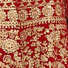 Red Zari Embroidered Bridal Lehenga